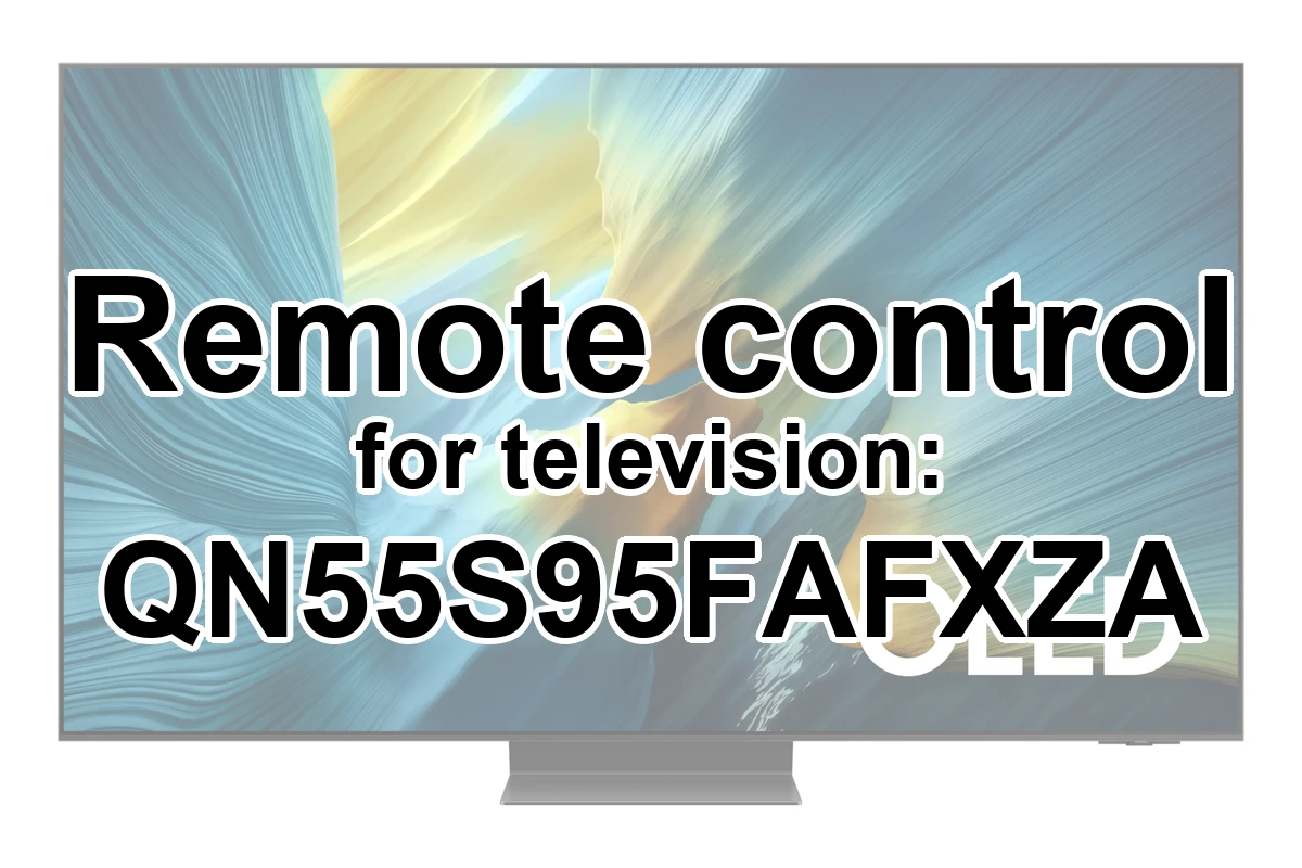 Samsung QN55S95FAFXZA replacement remote control for seniors
