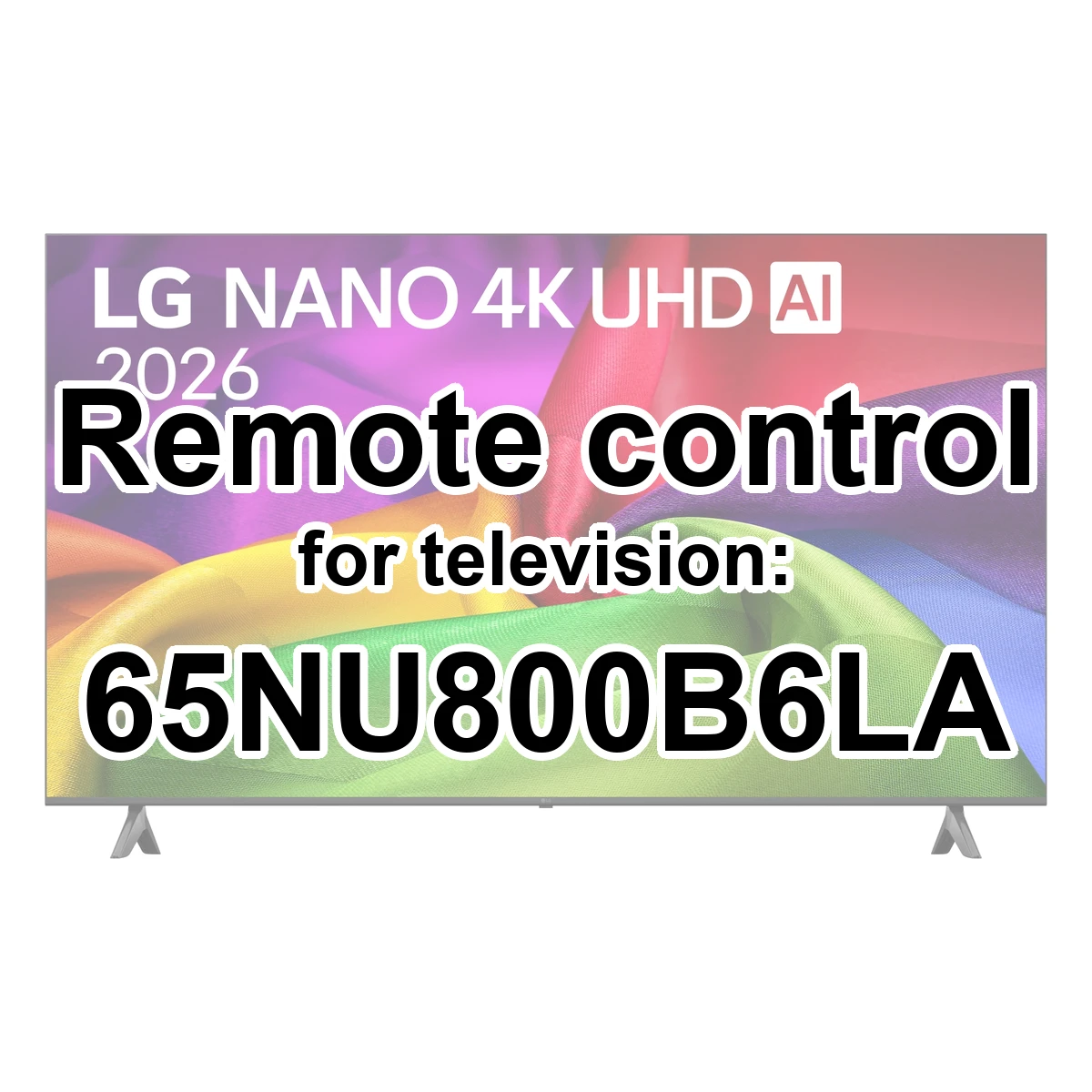 LG 65NU800B6LA replacement remote control for seniors