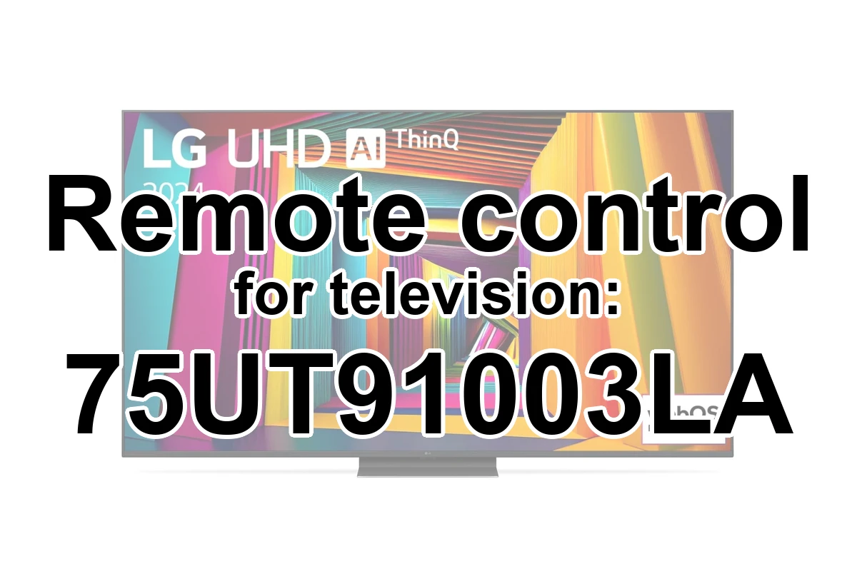 LG 75UT91003LA original remote control