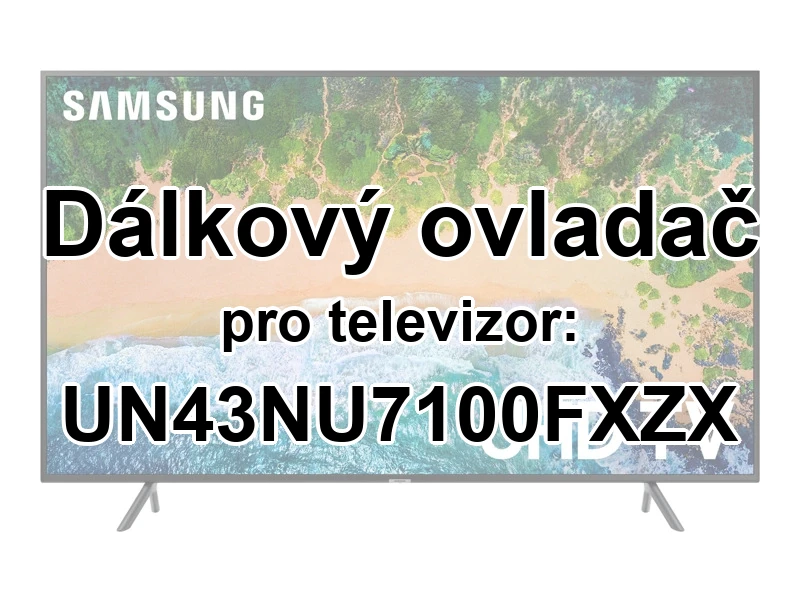 Samsung UN43NU7100FXZX originální dálkový ovladač