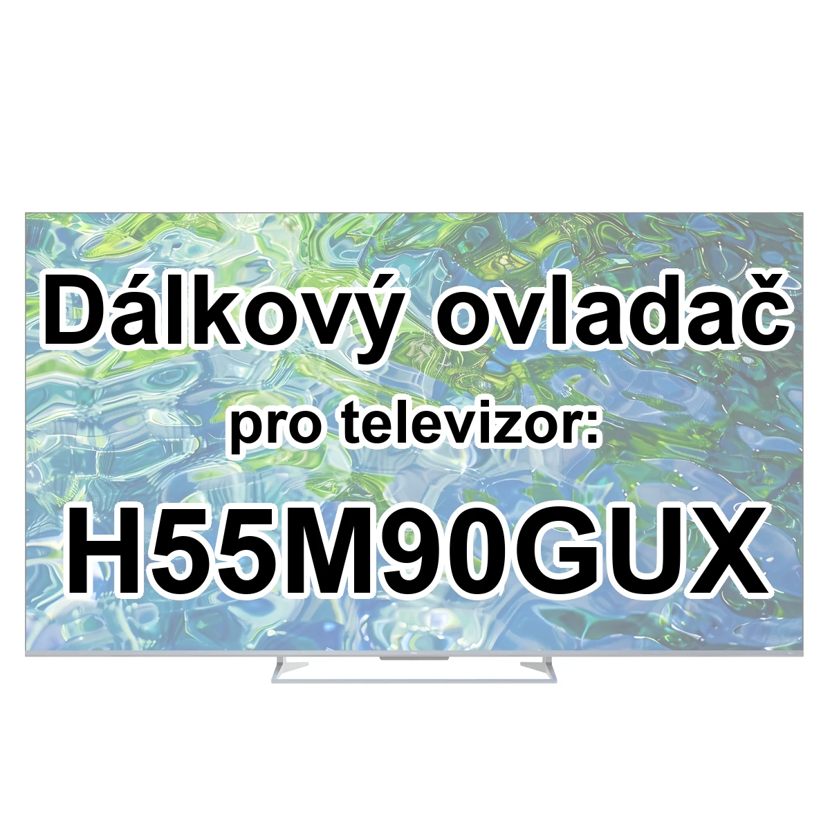 Haier H55M90GUX náhradní dálkový ovladač pro seniory