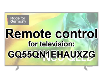 Samsung GQ55QN1EHAUXZG replacement remote control for seniors