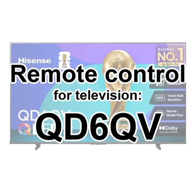 Hisense QD6QV original remote control