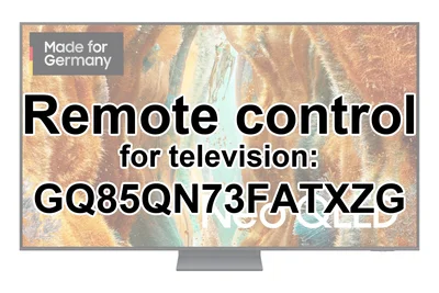 Samsung GQ85QN73FATXZG replacement remote control for seniors