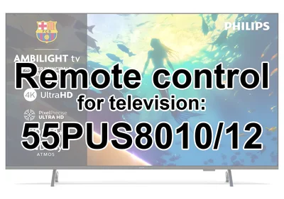 Philips 55PUS8010/12 original remote control