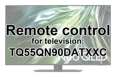 Samsung TQ55QN90DATXXC replacement remote control different look