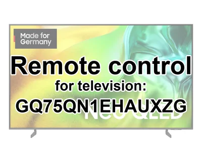 Samsung GQ75QN1EHAUXZG replacement remote control for seniors