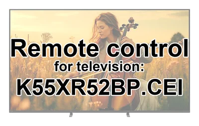 Sony K55XR52BP.CEI original remote control