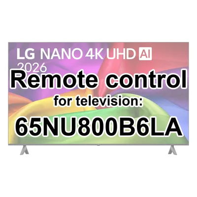 LG 65NU800B6LA original remote control