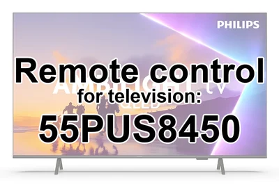 Philips 55PUS8450 original remote control