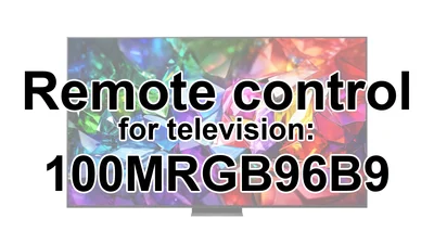 LG 100MRGB96B9 replacement remote control for seniors