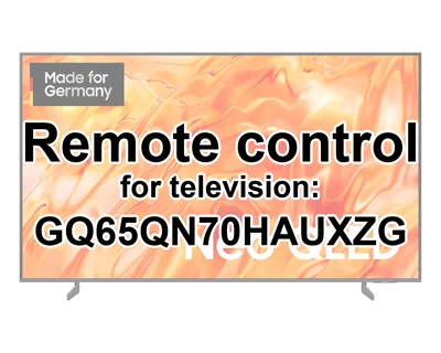 Samsung GQ65QN70HAUXZG replacement remote control different look